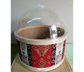 Salça Zeytin Turşu Teşhir Kovası Çapı 40 cm Leğenli Kapaklı