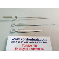 Akrep 6,7 cm Yelkovan 10 cm Metal Gümüş 100 Adet