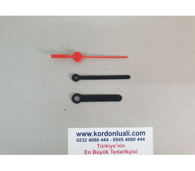 Akrep 5 cm Yelkovan 5.9 cm Plastik Siyah