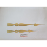 Akrep 27,5 cm Yelkovan 34 cm Metal Gold 100 Adet